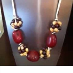 Adjustable Handmade Necklace made of Tagwa Seeds